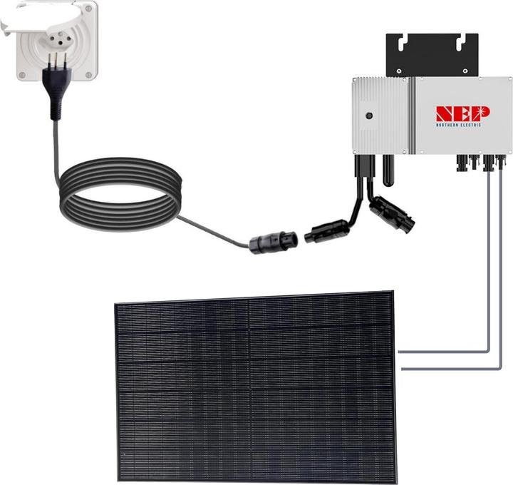 Actual product image Autarking Balcony solar set (400 W)