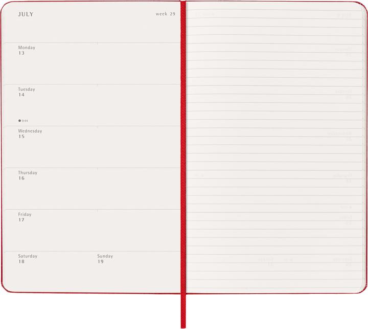 Image du produit Moleskine Agenda commercial Weekly (13 x 21 cm)