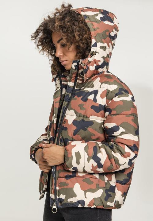 Actual product image Urban Classics Ladies Boyfriend Camo Puffer Jacket (4XL)