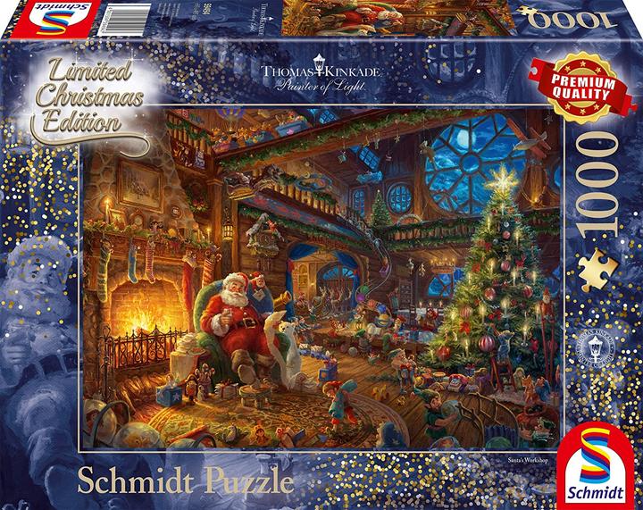 Produktbild Schmidt Spiele Der Weihnachtsmann und seine Wichtel (1000 Teile)