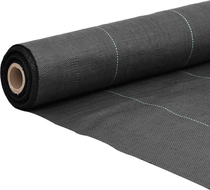 Productafbeelding VidaXL Onkruidvlies tuinvlies gronddoek onkruidfolie zwart 0,5x200m PP