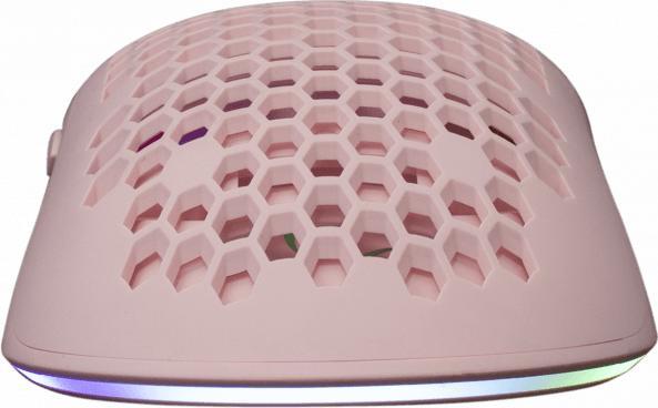 Actual product image White Shark Extremely light gaming mouse Galahad Pink, 72g (Cable)