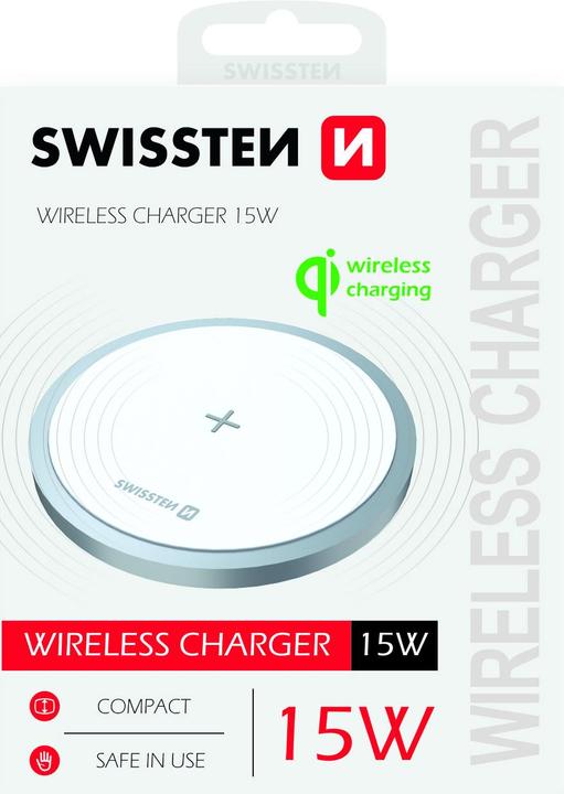 Immagine prodotto Swissten Caricabatterie wireless (15 W)