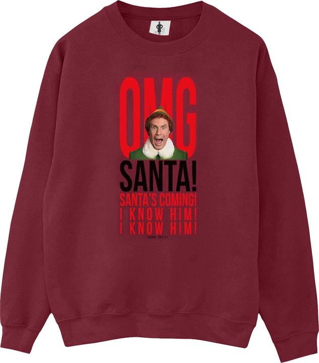 Elf OMG Santa I Know Him Sweatshirt (S)