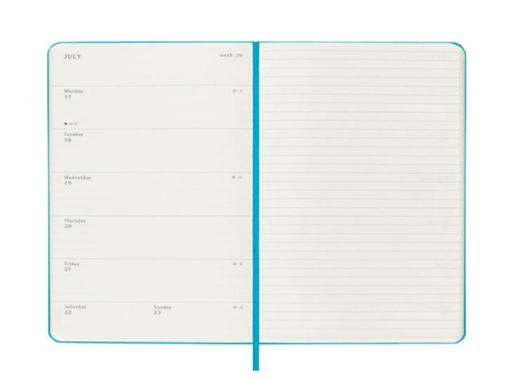Image du produit Moleskine Agenda semainier (13 x 21 cm, Anglais)