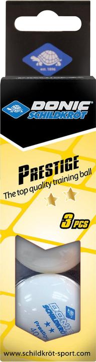 Produktbild MTS 3 Tischtennisbälle Schildkröt Prestige 2** wss40mm (3 Stk.)