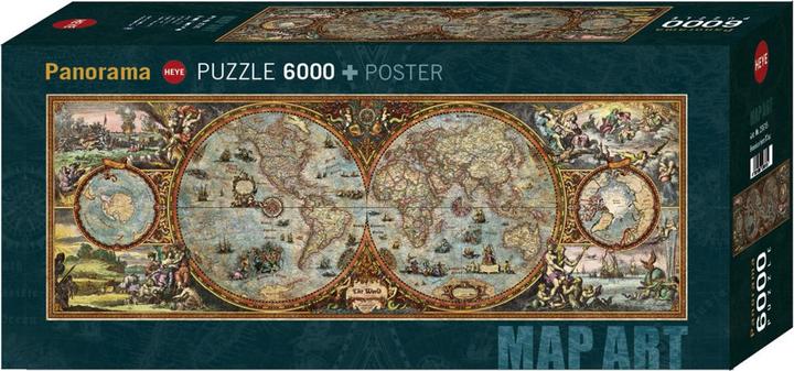 Heye Hemisphere Map (6000 pieces)