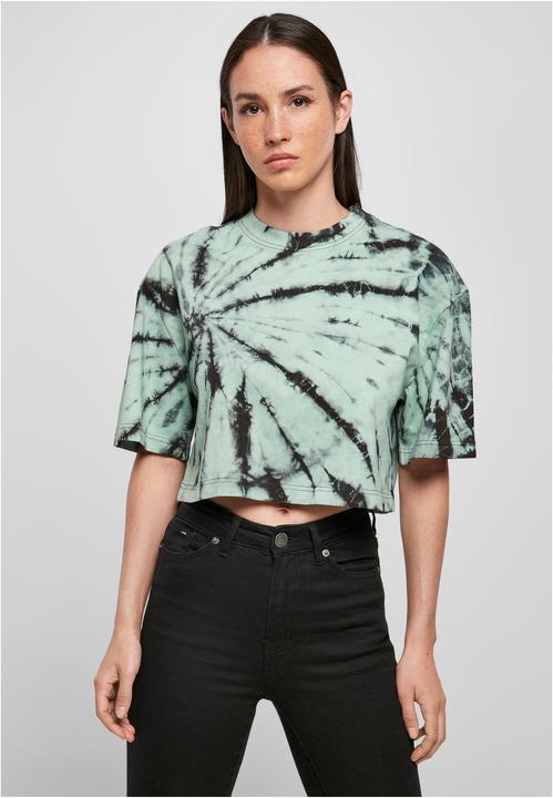 Actual product image Urban Classics Ladies Oversized Cropped Tie Dye Tee (3XL)