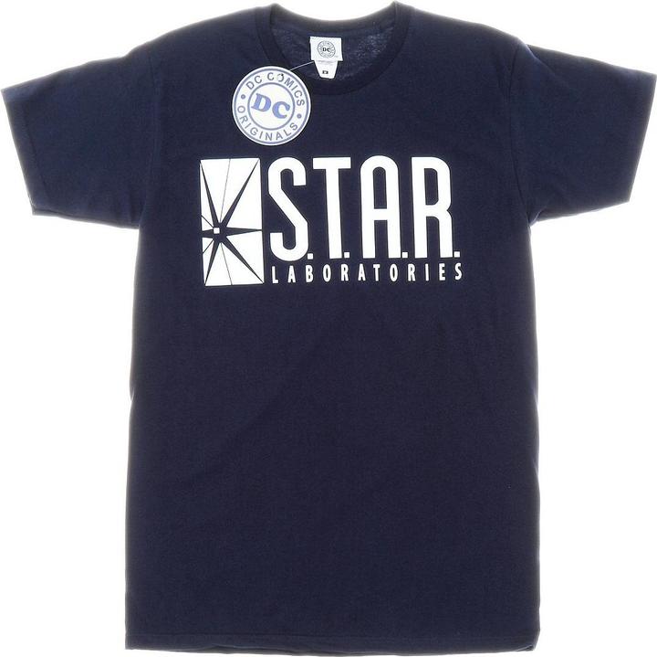 Actual product image Mens The Flash STAR Labs T-Shirt (XL)