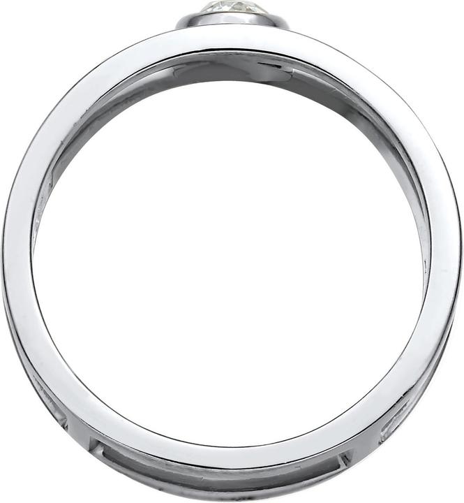 Actual product image Elli Crystal Ring, Solitaire Ring (52, 925 Silver)