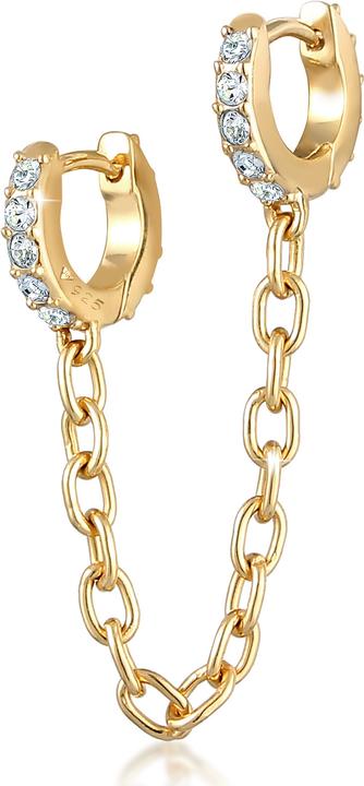 Image du produit Elli Creolen mit Kristallen (Argent Sterling)