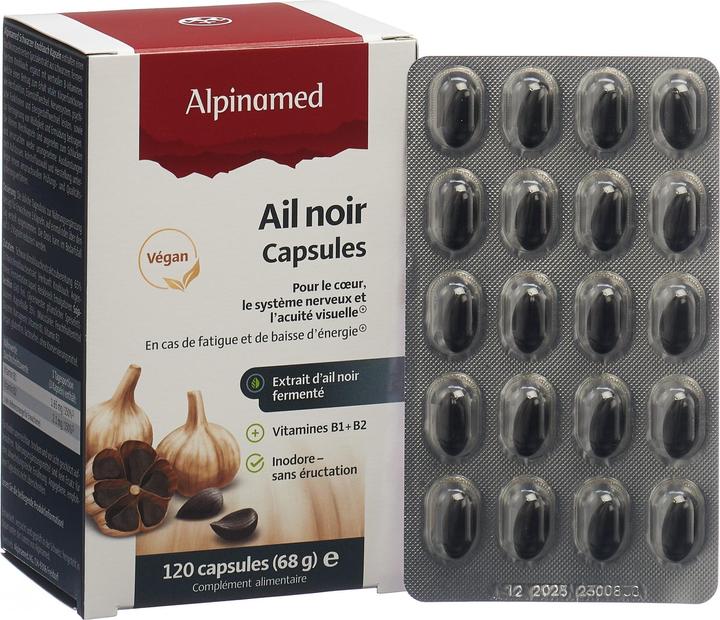 Image du produit Alpinamed Ail noir (120 pièce(s), Capsules, 103 g)