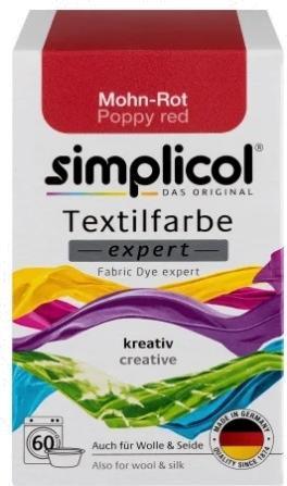 Produktbild MGA Textilfarbe expert, mohnrot 150 g (Scharlachrot, 150 ml)
