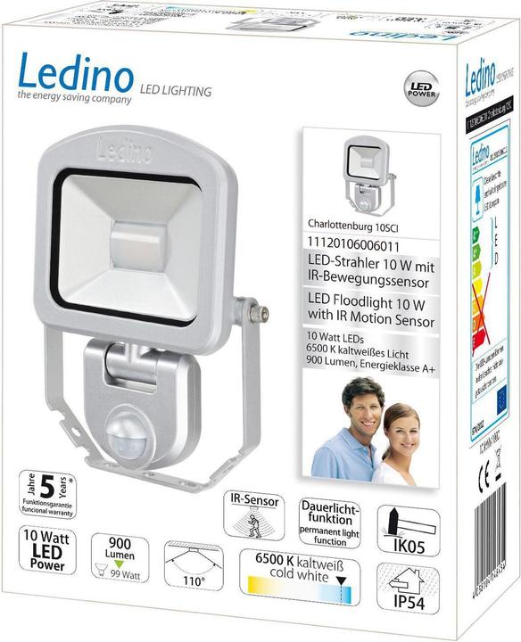 Immagine prodotto Ledino Faretto LED con sensore (900 lm, IP54)