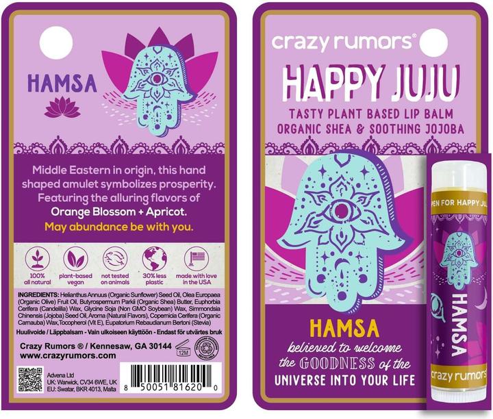 Produktbild Crazy Rumors Hamsa Lip Balm (Balsam, 0.50 ml)