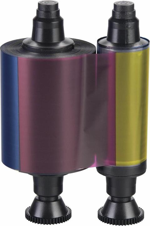 Actual product image Evolis Color Ribbon up to 100 cards R3411 for Tattoo2 YMCKO (Yellow, Red)