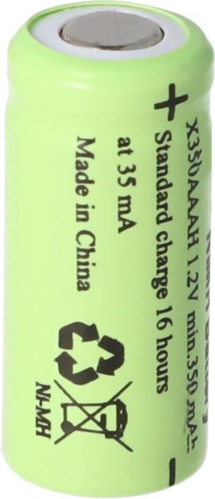 Actual product image AccuCell Akku AC-35AAAH, GP35AAAH (1 pcs., 350 mAh, Battery + charger)