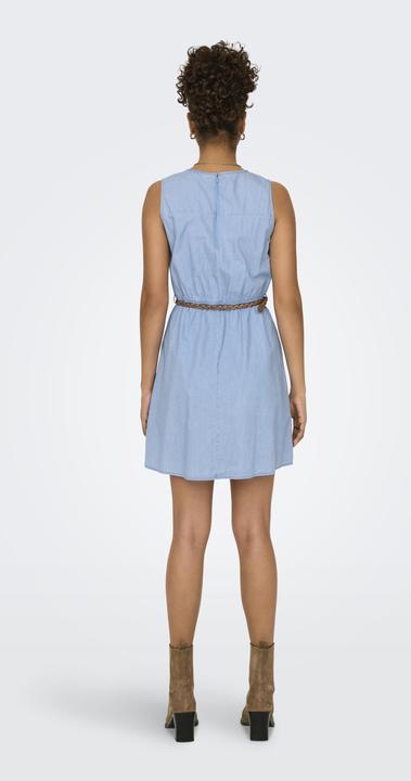 Immagine prodotto Only Vestibilità regolare Scollo rotondo Spalline larghe Abito corto Abito in denim (XL)