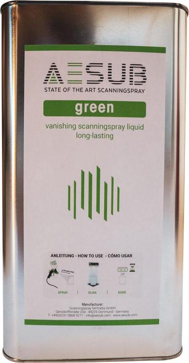 Aesub Scanning spray spray gun solution green 5000ml