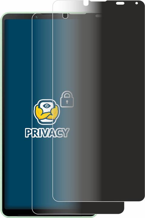 Productafbeelding BROTECT Anti-spionnetje privacyfolie Beschermfolie tegen blauw licht (2 Stuk, Sony Xperia 10 V)