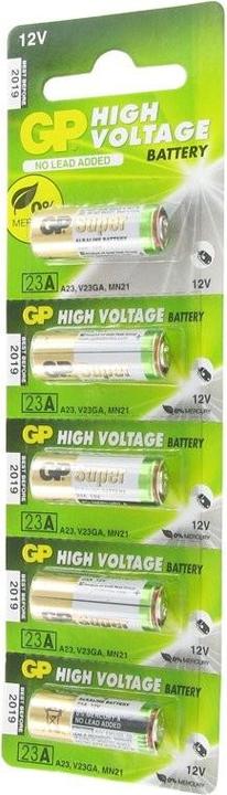 Image du produit GP Batteries 23A, 23Ae, A23, VA23GA, MS21, MN21, 8LR932 (5 pcs, LR9, 38 mAh)