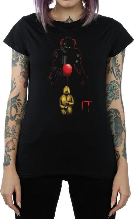 Actual product image Universal Textiles Womens/Ladies Pennywise Shadow Cotton T-Shirt (M)