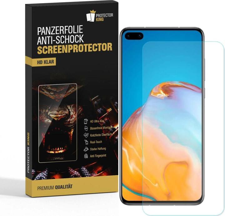 Produktbild Protectorking 3x Panzerfolie Anti-Shock HD Klar (3 Stück, Huawei P40)
