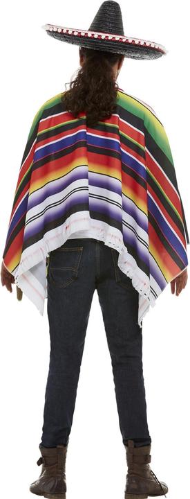 Produktbild Smiffys Mexikaner Poncho (One Size)