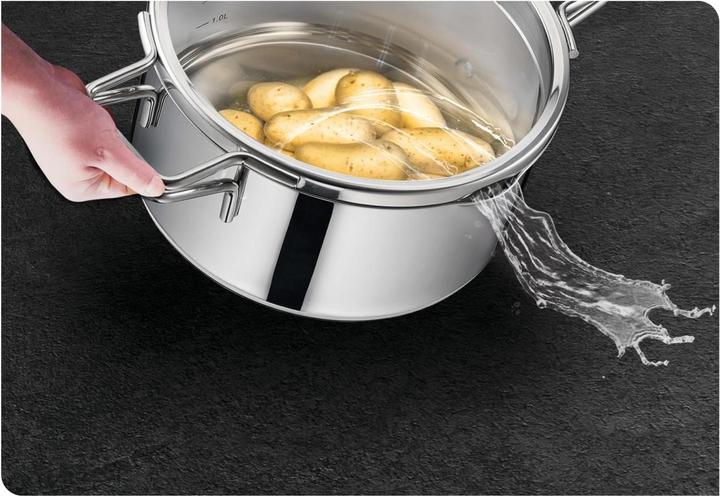 Image du produit Tefal Faitout Nordica 20 cm (20 cm, Casserole, Acier inoxydable)