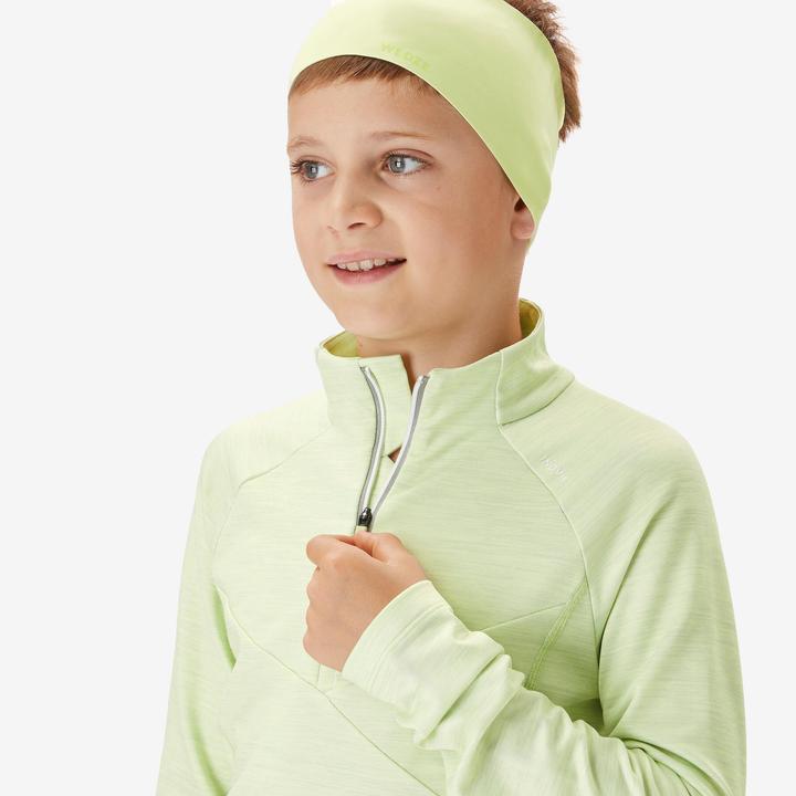Image du produit Inovik Maillot de ski de fond enfant manches longues - XC S TS 100 jaune (140)