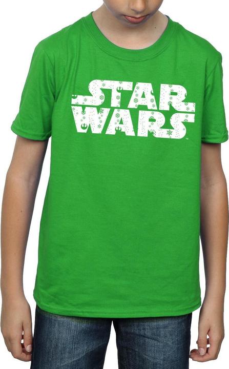 Immagine prodotto Star Wars Christmas Logo Maglietta Ragazzi (128)