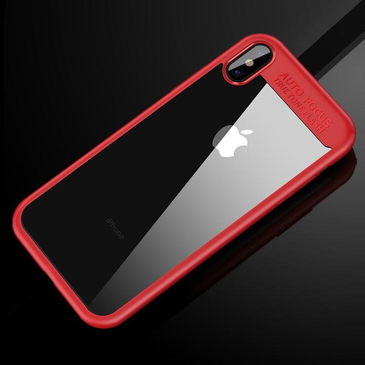Actual product image König Design Ultra Slim Case for Apple iPhone X Mobile Phone Case Protection Cover Bumper Cases Red New (Apple iPhone X)