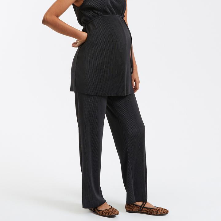 La Redoute Collections Weite Umstandshose mit hohem Bund