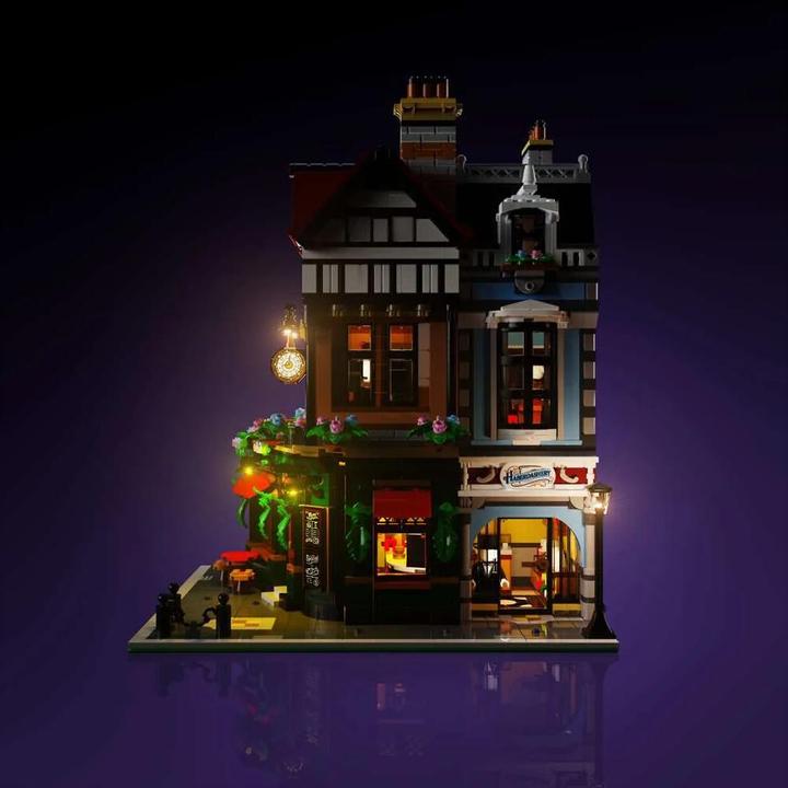Actual product image Light my bricks LMB 2.0 LEGO® 10350# Tudor Corner Light Kit