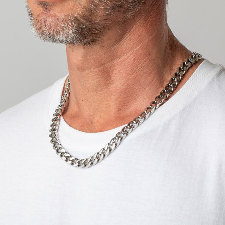 Produktbild Lotus Style - Massive steel necklace for men Men inack LS1933-1 / 1 (M) (Edelstahl)