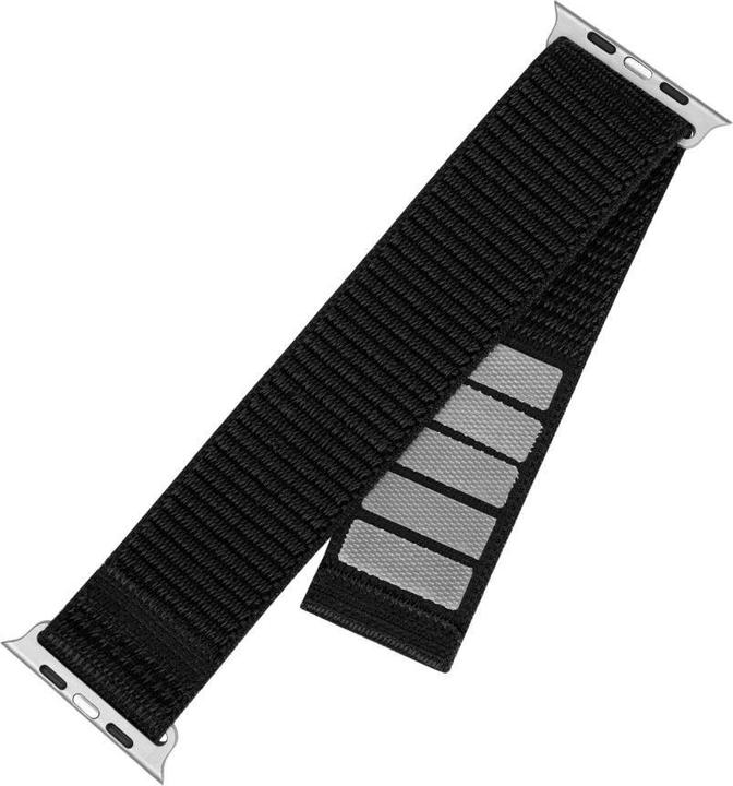Produktbild Fixed Nylonband für Apple Watch 42/44/45/46/49 mm, schwarz (Nylon)