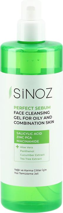 Sinoz Gesichtsreinigungsgel für fettige und Mischhaut 400ml (Gel, 400 ml)