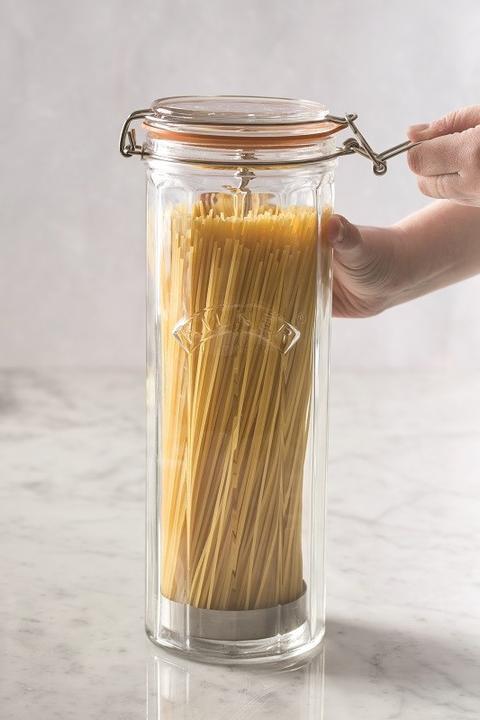 Actual product image Kilner 25.737 Glass Clip Top Tall Spaghetti Jar, 2.2 Litre (2.20 l)