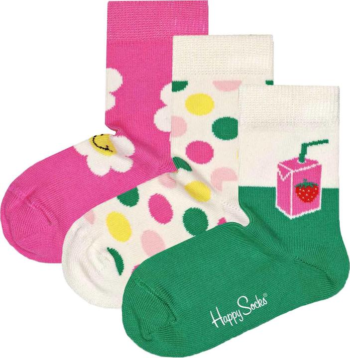 Image du produit Happy Socks Smiley Daisy (Lot de 3, 24 - 26)