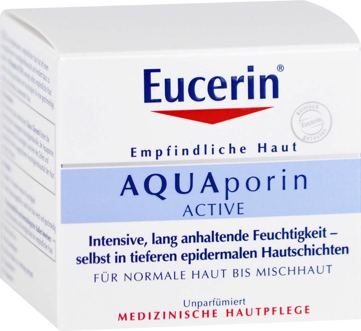 Produktbild Eucerin AQUAporin ACTIVE normale Haut bis Mischhaut Creme, 50 ml Creme (50 ml, 24h Creme)