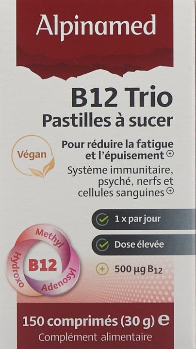 Produktbild Alpinamed B12 Trio Tabl (150 Stück, Tabletten, 115 g)