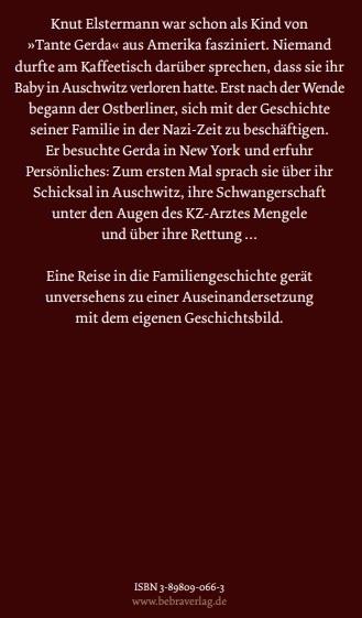 Immagine prodotto Gerdas Schweigen (Tedesco, Knut Elstermann, 2006)