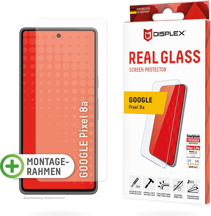 Displex Real Glass, 2D Panzerglas (1 pièce(s), Google Pixel 8a)