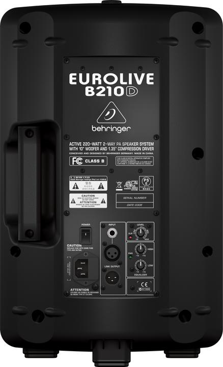Actual product image Behringer Eurolive B210D (Active, 1x 135 W)
