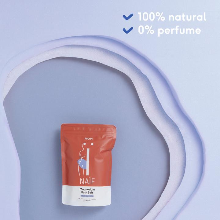 Immagine prodotto Naïf Näif Sale da bagno per la gravidanza Sel de Bain au Magnésium 500g (500 ml, Praline da bagno)
