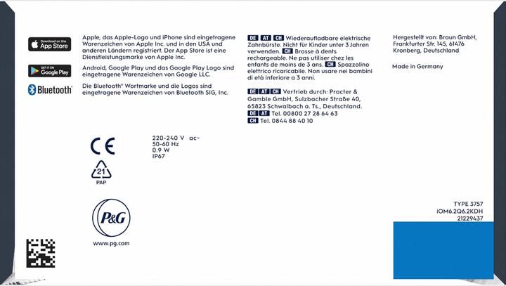 Produktbild Oral-B iO Series6 Black Lava (Oszillierende Zahnbürste)