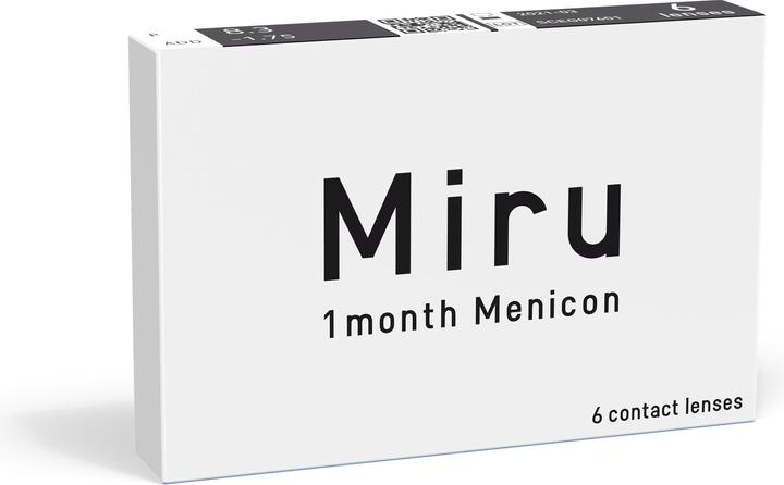 Immagine prodotto Discountlens Miru 1Month Menicon - 6 (6 Pezzo/i, Obiettivo mensile)