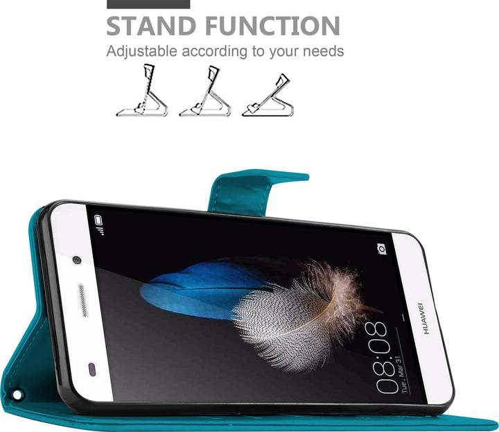 Productafbeelding Cadorabo Bloemen Boekomslag (Huawei P8 Lite)