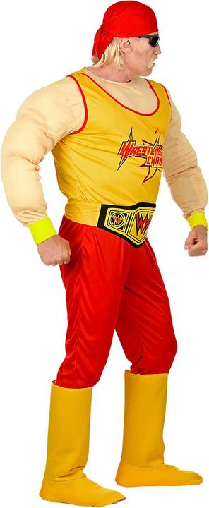 Actual product image Widmann WRESTLING CHAMP (muscle shirt, trousers, belt, boot covers, bandana), L (L)