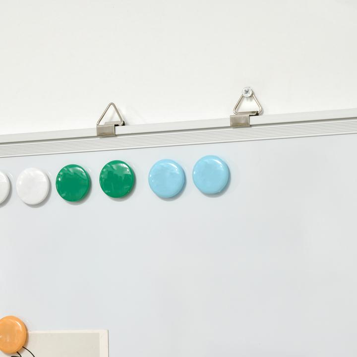 Image du produit Homcom Tableau blanc avec effaceur à sec, aimants et stylos (90 x 60 cm)